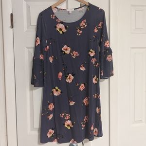 LC Lauren Conrad Knee Length Floral Dress